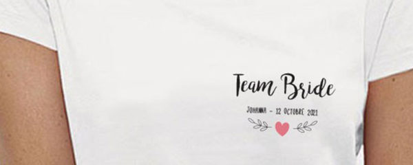 Tee shirt enterrement de vie de jeune fille